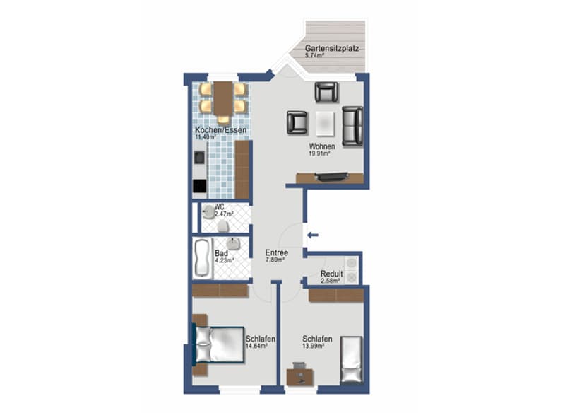 Wohnungsplan