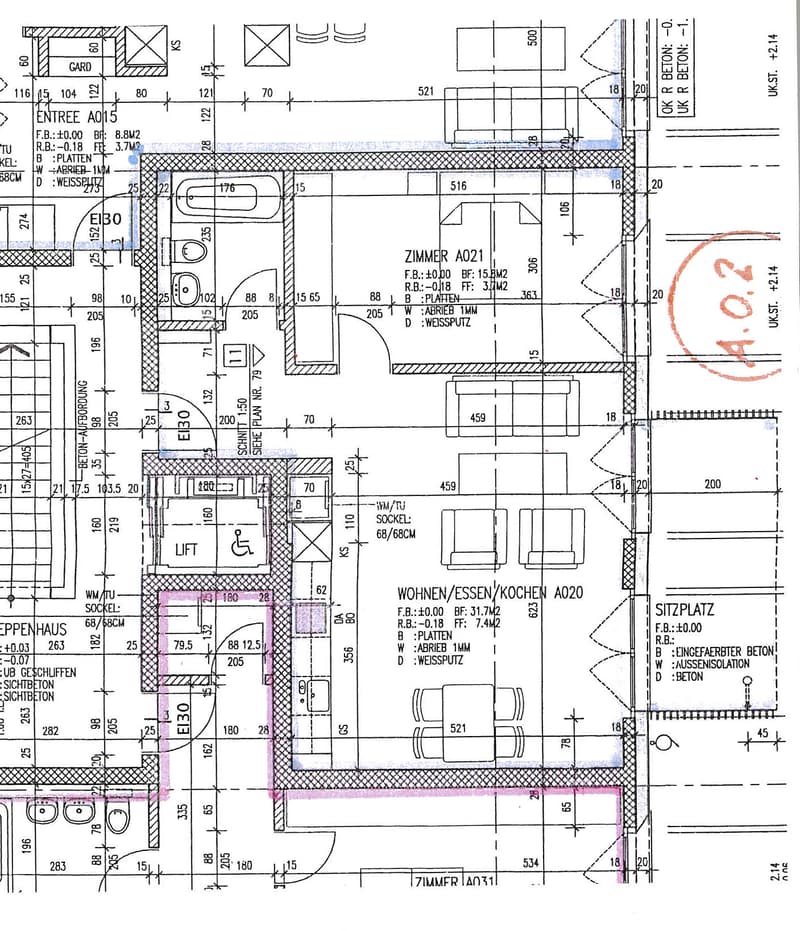 Appartamento di 2,5 locali con torre di lavanderia privata (11)
