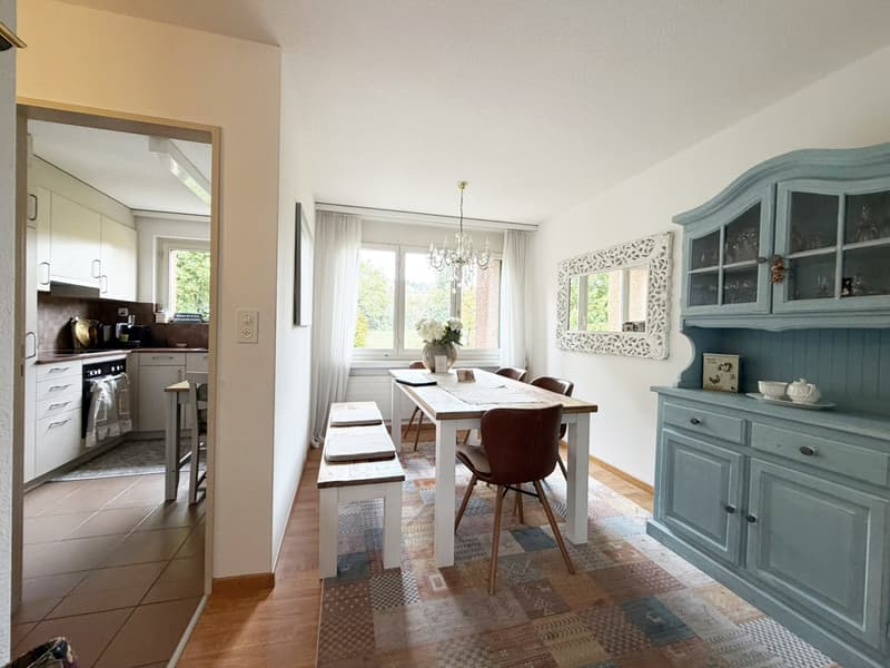 3.5 Zimmer Wohnung mit Cheminée und eigener Waschturm (2)