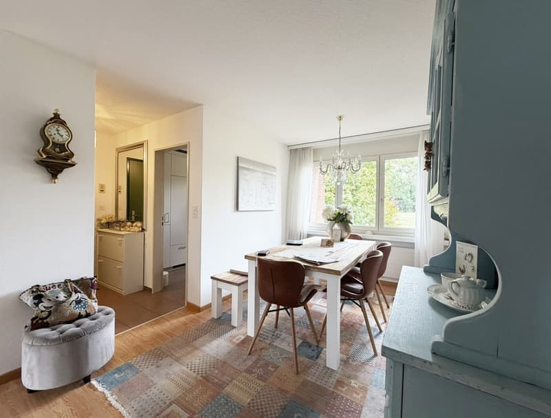3.5 Zimmer Wohnung mit Cheminée und eigener Waschturm (3)