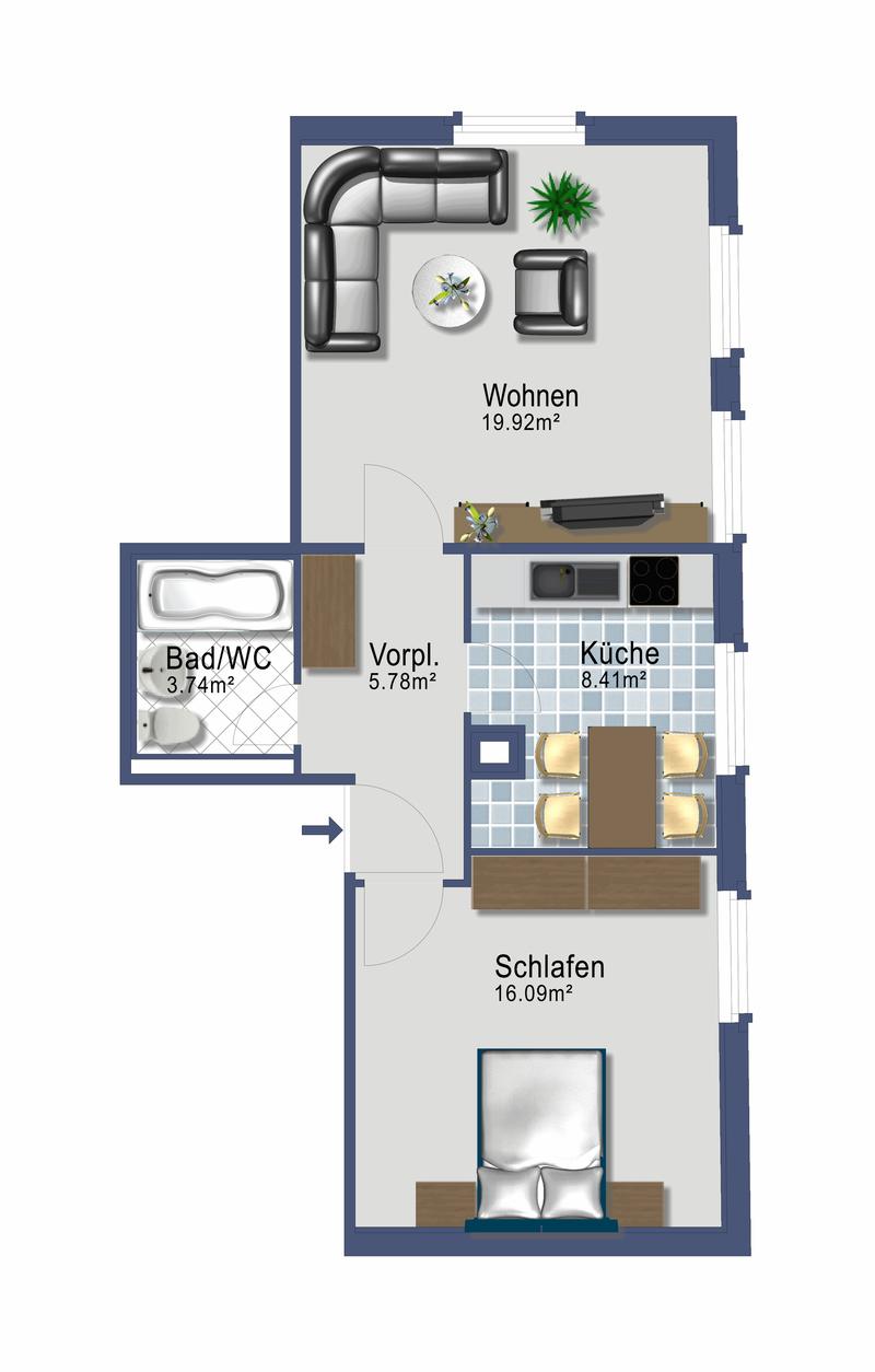 Wohnungsplan