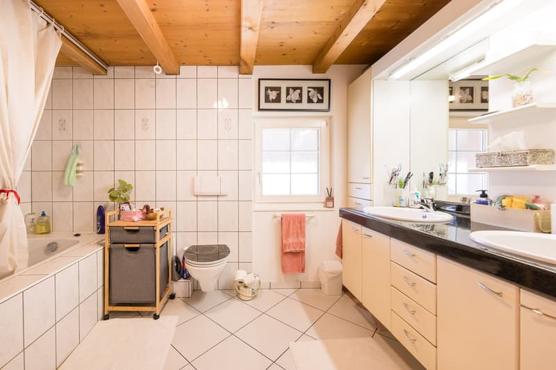 Haus West - grosses Badezimmer