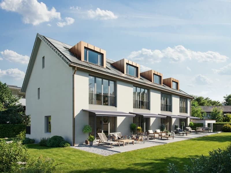 Moderne 5.5-Zimmer-Reihenhäuser mit Garten in Ettingen - Erstbezug (1)