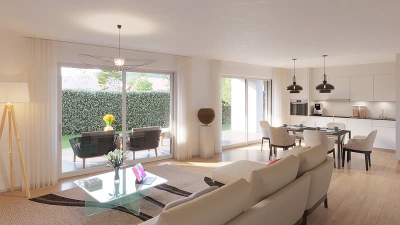For Sale Penthouse 4 rooms in Veyrier 87 m² Terrace (6)