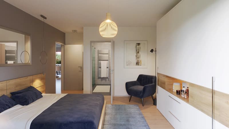 À Vendre Attique 5 pièces sur plan à Veyrier Terrasse de 140 m² (5)
