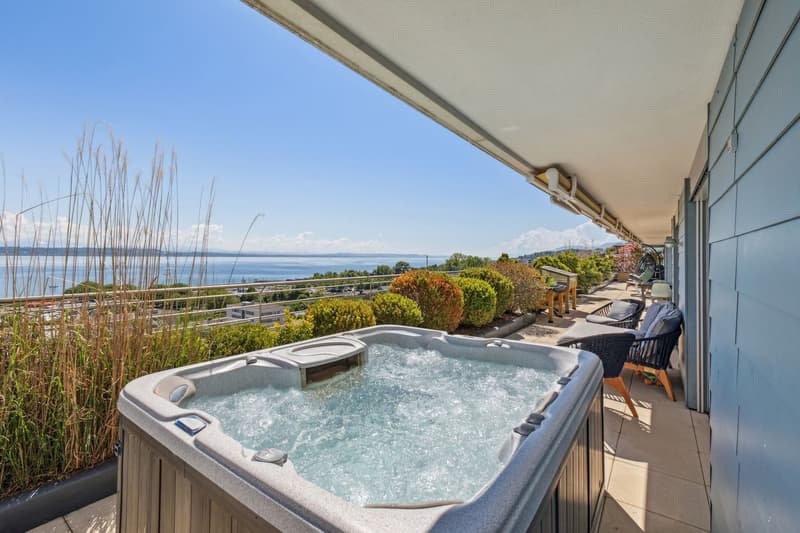 Exclusive attic with panoramic view of the lake and the Alps (1)