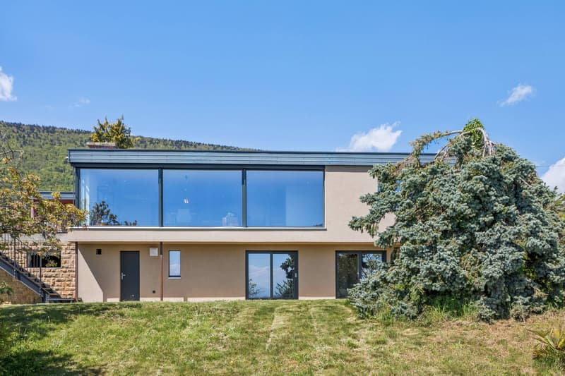 A villa suspended between sky, vines and lake (13)