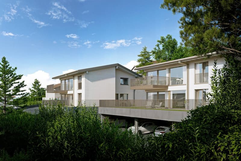 Lumineux 4,5 pièces avec terrasse, jardin et vue sur le lac (4)
