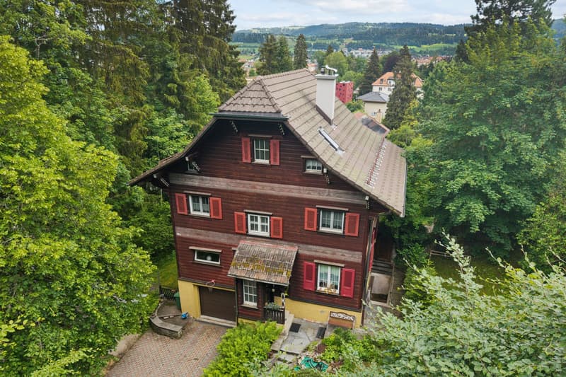 Charmantes Haus mit 2 Apartments in einer grünen Oase (2)