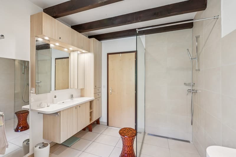Superbe villa individuelle avec un beau jardin et 2 garages box (9)