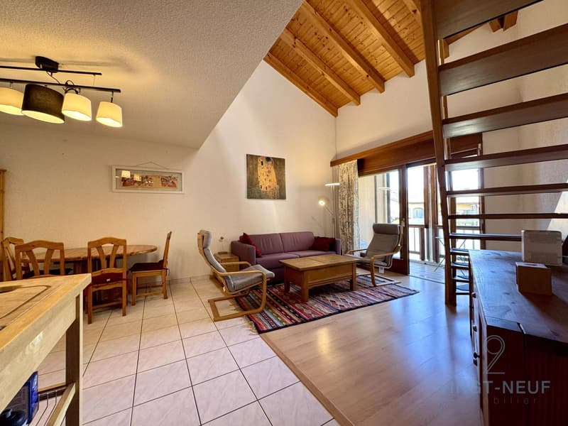 Spacious duplex at "Les Bains de Saillon" (9)