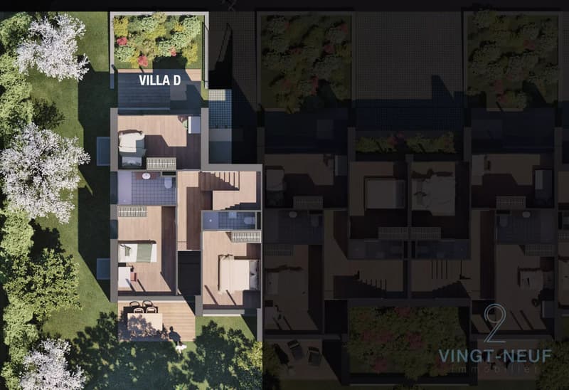 Townhouse contemporaine à Vessy (7)