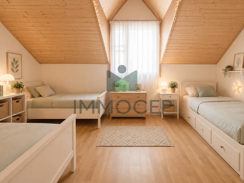 Charmante maison jumelée avec beau jardin et chambres spacieuses (5)