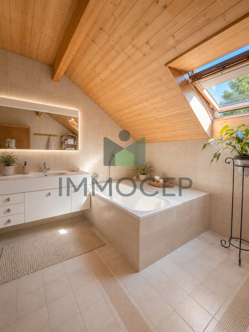 Charmante maison jumelée avec beau jardin et chambres spacieuses (6)