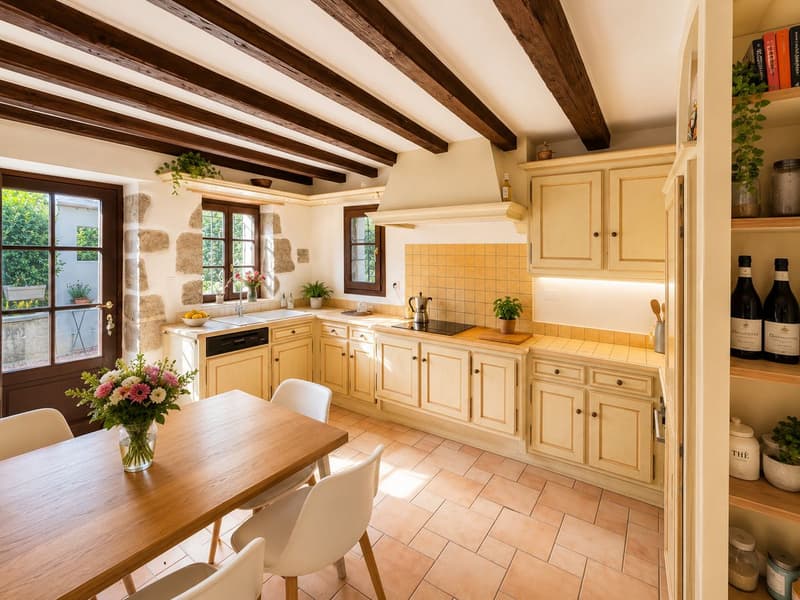 For rent - Authentic village house with garden in the heart of Vieux-Vernier (2)