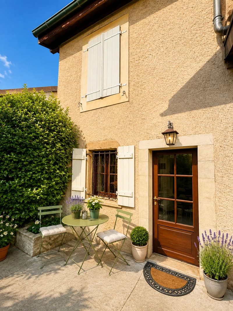 For rent - Authentic village house with garden in the heart of Vieux-Vernier (3)