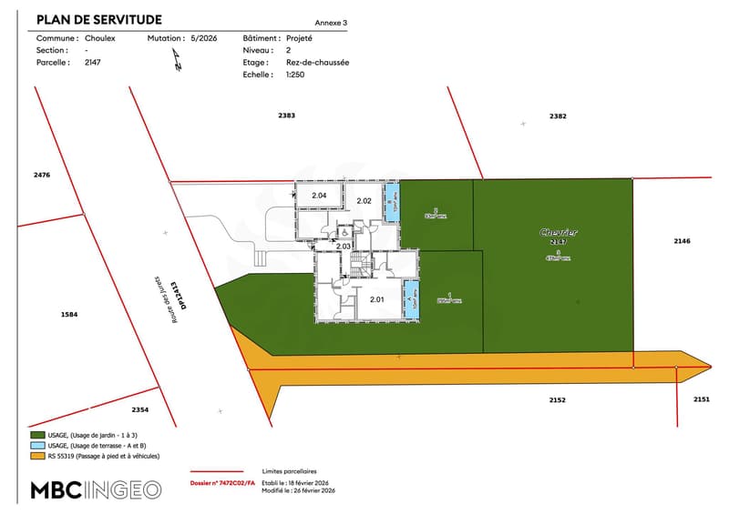 4P apartment on the 2nd floor in the promotion 11, Route des Jurêts in Choulex (8)