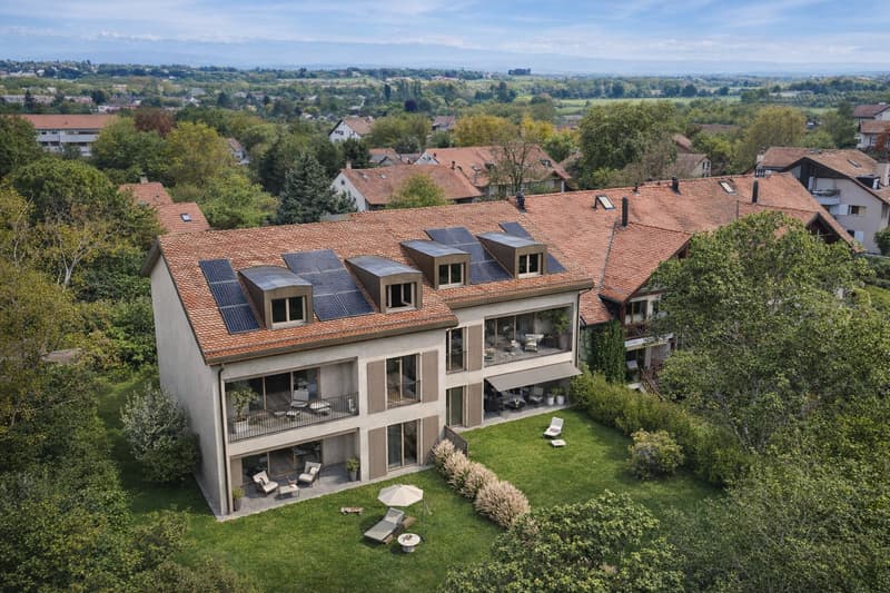 4P apartment on the 2nd floor in the promotion 11, Route des Jurêts in Choulex (3)