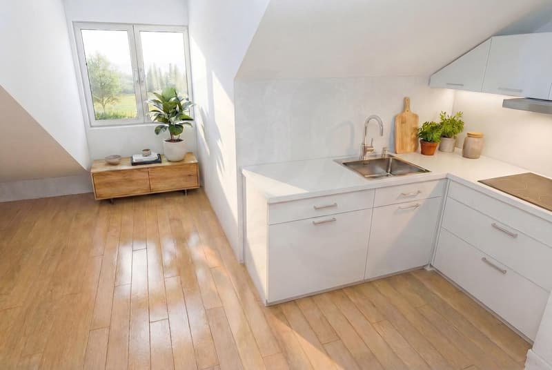 3-room apartment on the 2nd floor in the promotion 11, Route des Jurêts in Choulex (4)
