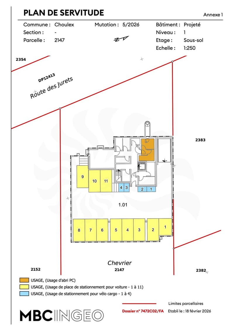 3-room apartment on the 2nd floor in the promotion 11, Route des Jurêts in Choulex (9)