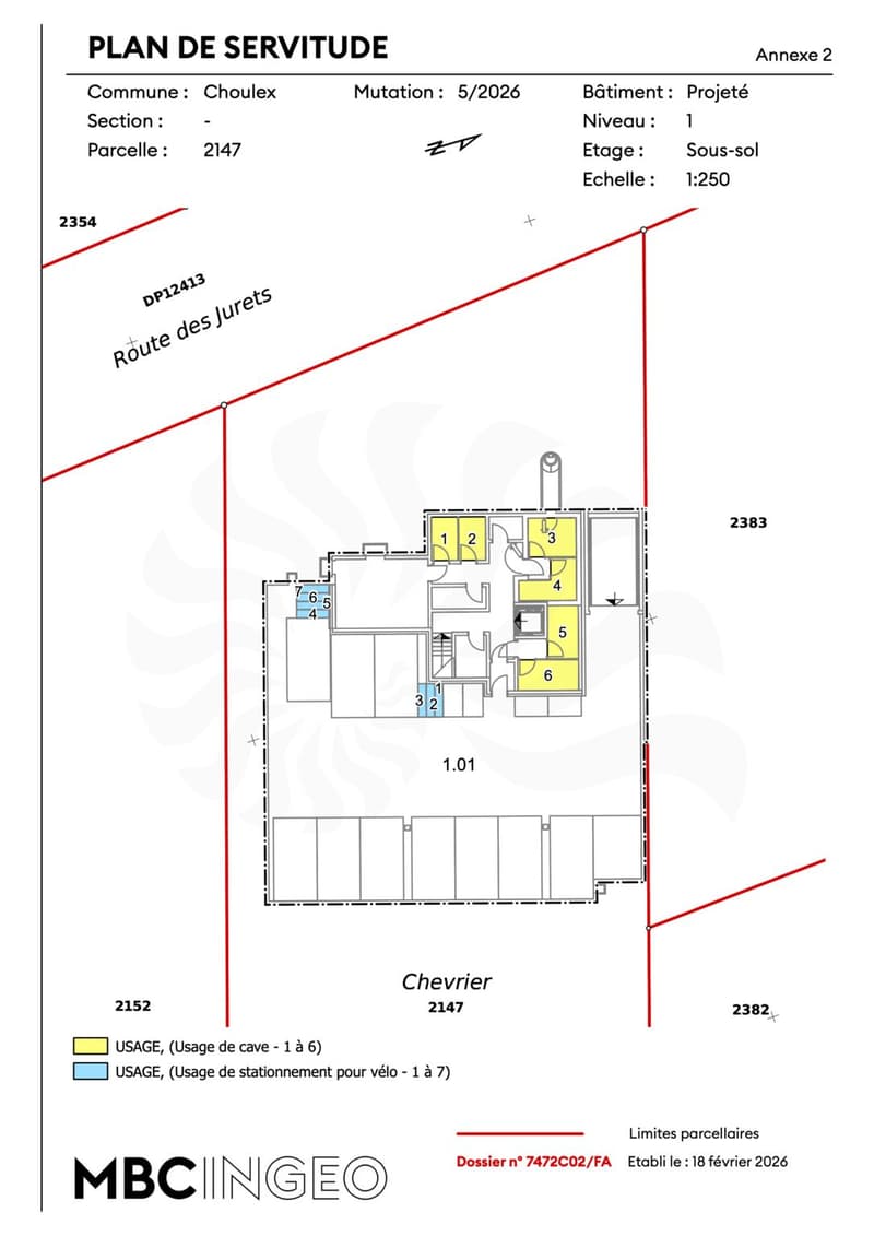 3-room apartment on the 2nd floor in the promotion 11, Route des Jurêts in Choulex (8)