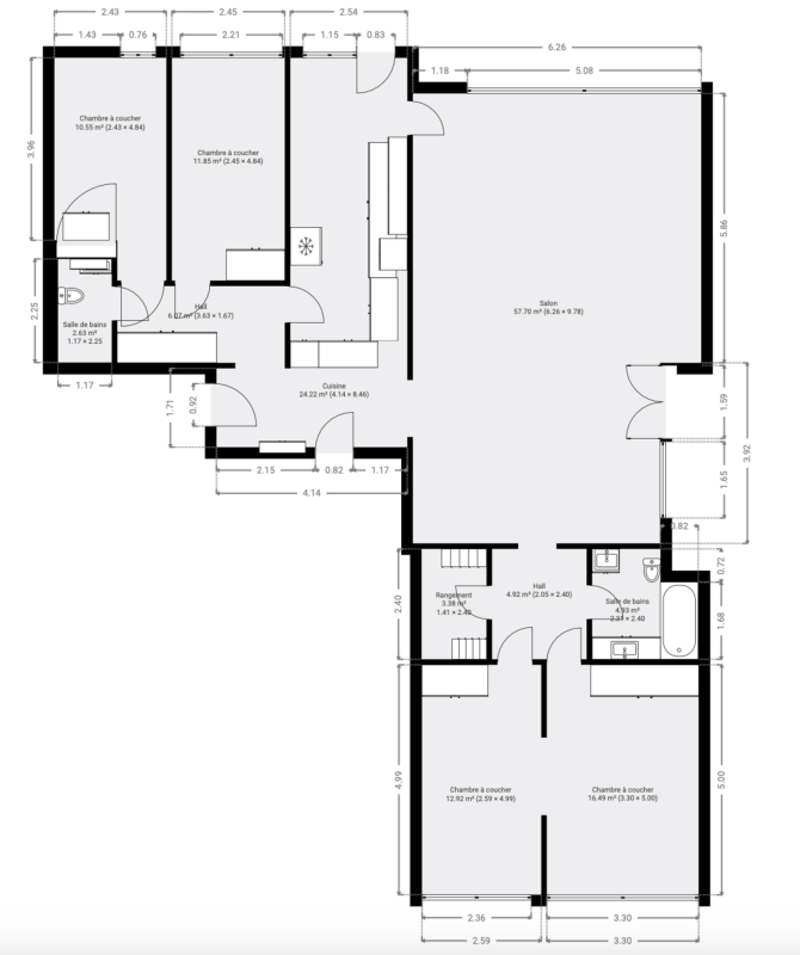 Wohnung 7 Zimmer in Genf - Oberes Erdgeschoss (23)