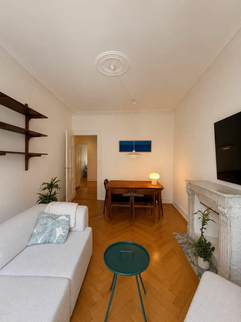 Charaktervolle Wohnung mit Balkon im Herzen von Genf (9)