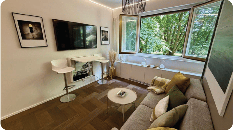 Bel studio arredato nella residenza Cologny Parc (4)