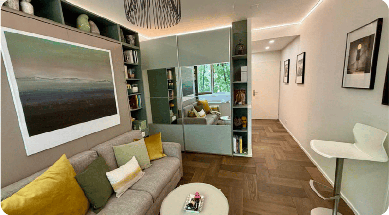 Bel studio arredato nella residenza Cologny Parc (6)