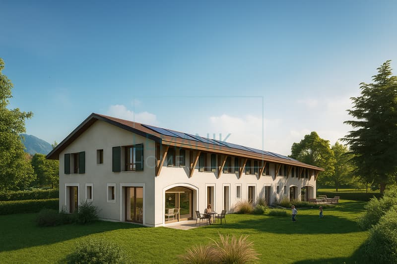 In costruzione: Duplex di 5 locali con giardino a Troinex; Promozione: CLOS DES HAIES (2)