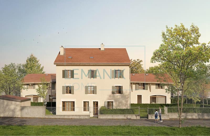 In costruzione: Duplex di 5 locali con giardino a Troinex; Promozione: CLOS DES HAIES (1)