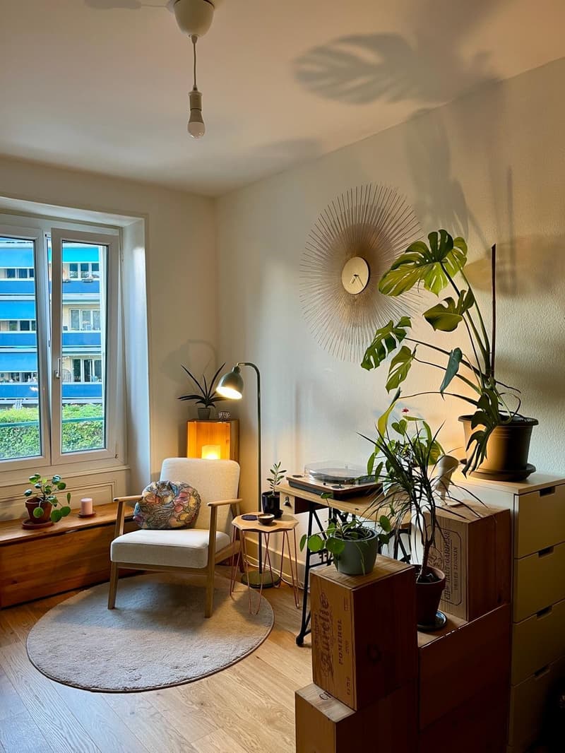 Charming 3-room apartment with balcony and access to the garden. (2)