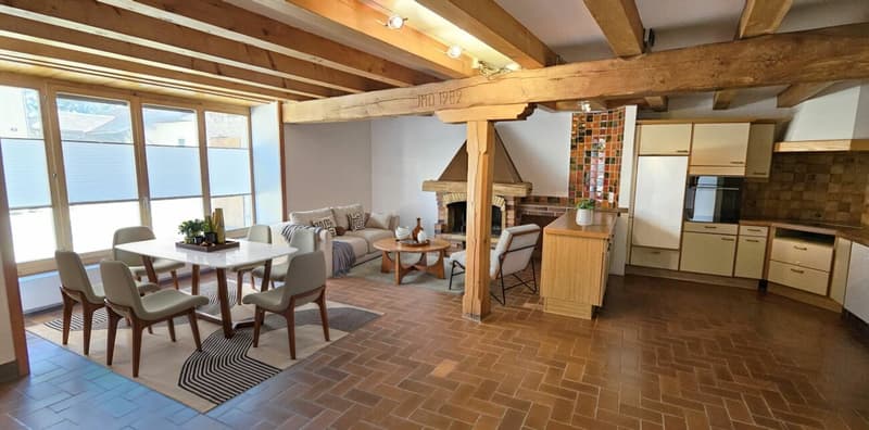 Appartamento di 3,5 locali a duplex nel cuore di Moiry (2)
