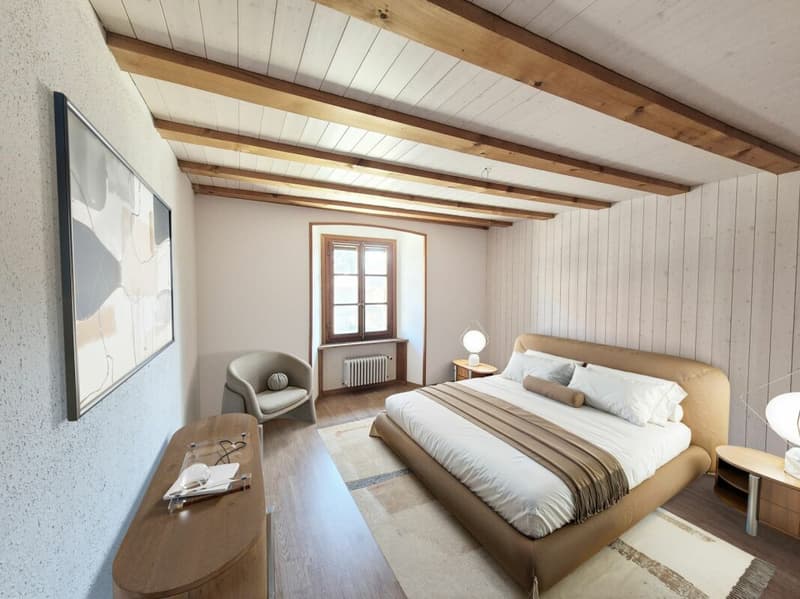 Duplex-Wohnung mit 3.5 Zimmern im Herzen von Moiry (1)