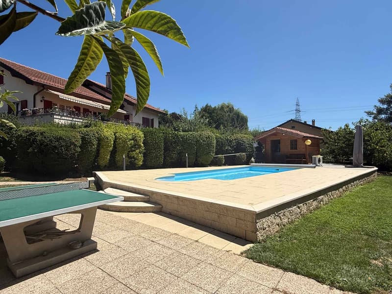 Villa familiare con piscina e vista aperta vicino a Losanna (2)