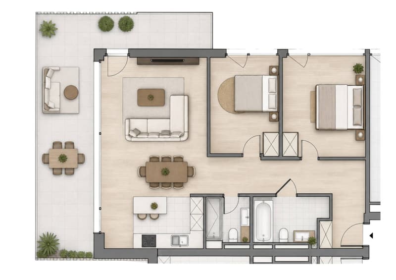 Magnifique logement neuf avec grande terrasse et vue imprenable ! (5)