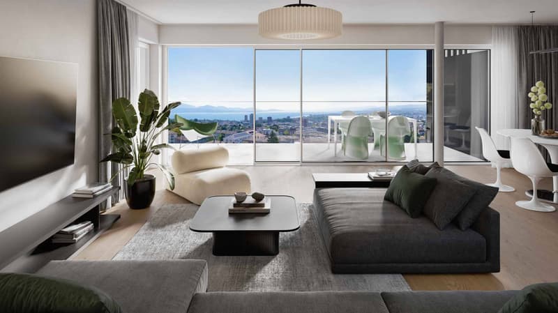 Magnifique logement neuf avec grande terrasse et vue imprenable ! (1)