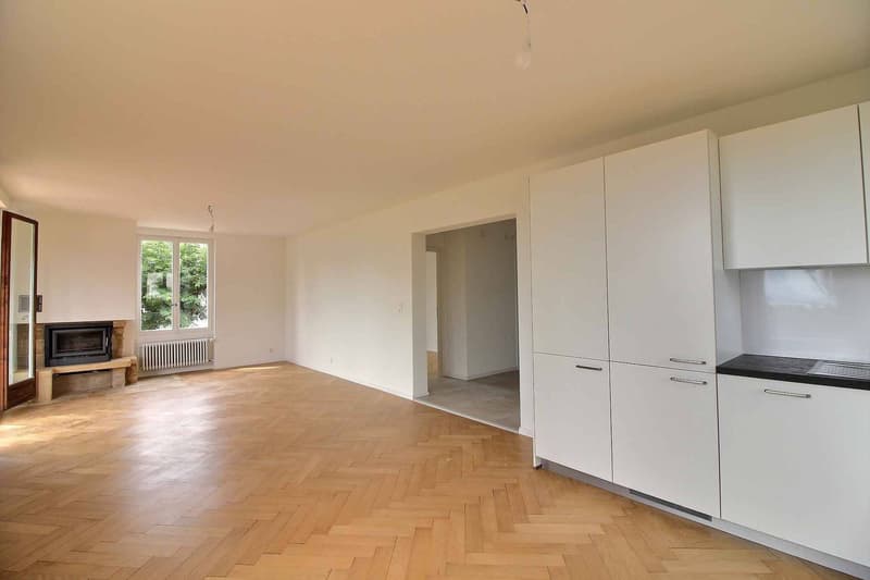 Prächtige Wohnung mit Terrasse, großem privatem Garten und Blick auf den Genfer See in Lausanne (3)