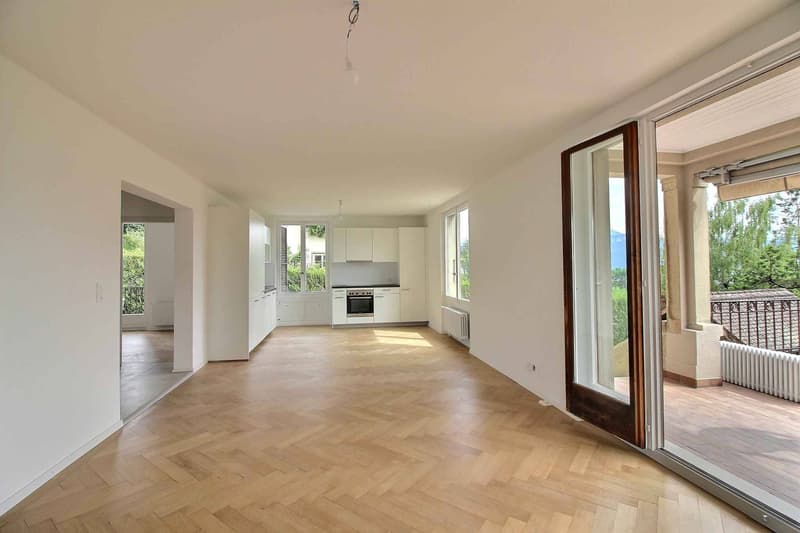 Prächtige Wohnung mit Terrasse, großem privatem Garten und Blick auf den Genfer See in Lausanne (2)