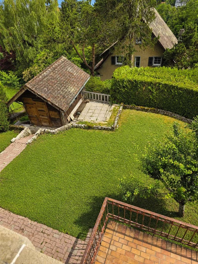 Magnifique appartement avec terrasse, grand jardin privatif et vue sur le lac Lausanne (8)