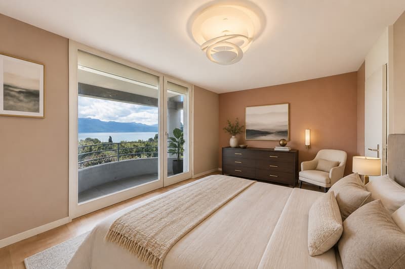 Duplex en rez-de-jardin avec vue lac (10)