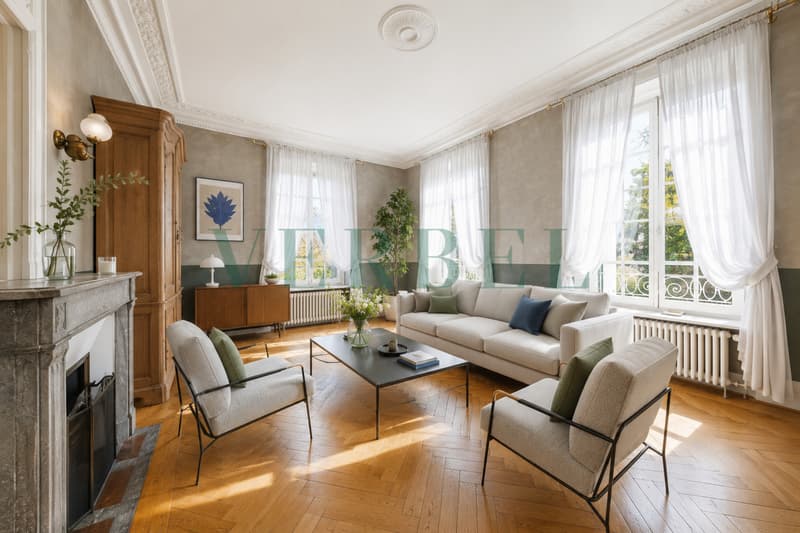 L'élégance intemporelle d'une maison de maître lausannoise (5)