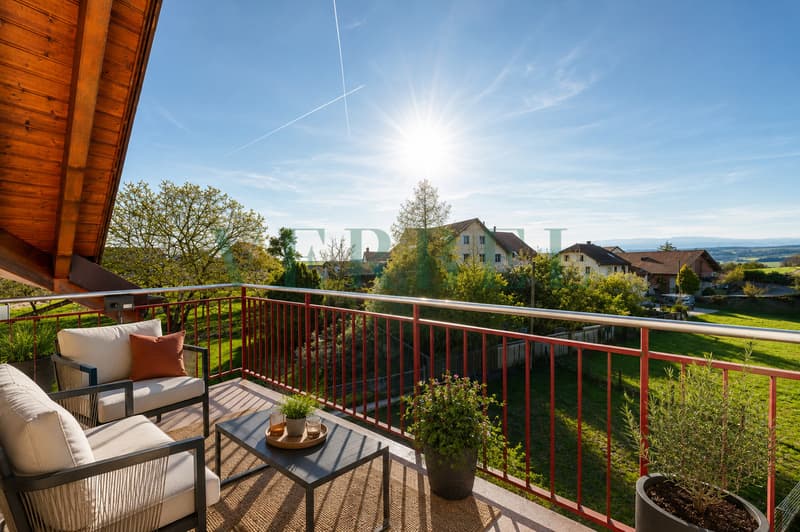 Calme, espace et qualité de vie aux portes de Lausanne (1)