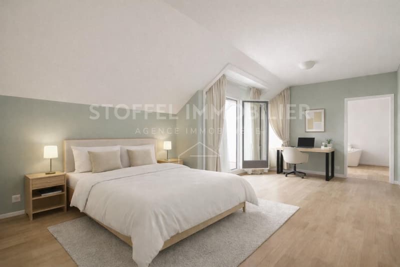 Rare attique avec vue imprenable et piscine intérieur - Petit-Saconnex - Exclusivité (8)