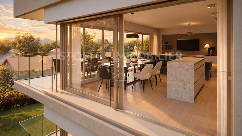 Spacieux appartement de 5 pièces neuf avec deux grands balcons (2)
