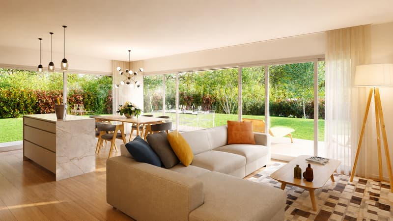 Appartement neuf de 4 pièces avec jardin de 417 m2 (2)