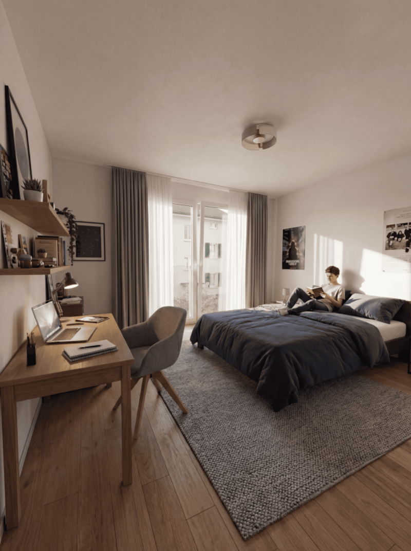 Attic duplex apartment in the center of Yverdon (6)