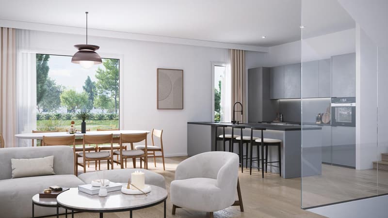 LITHEA 1 - Magnificent 6-room semi-detached villa in the center of Nyon! (4)