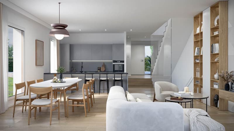 LITHEA 1 - Magnificent 6-room semi-detached villa in the center of Nyon! (3)
