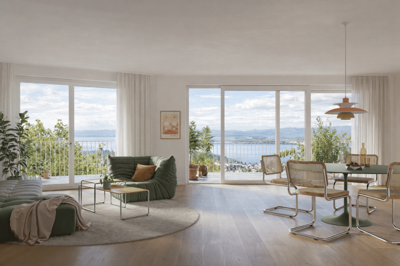 New project in St-Blaise - 3.5 rooms with lake view (2)